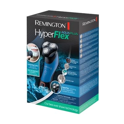 מארז מכונת גילוח רוטורית HyperFlex Aqua Plus XR1450 remington