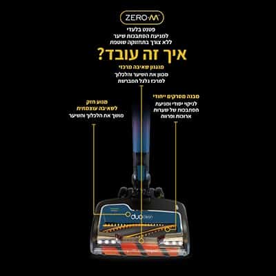 shark שואב אבק אלחוטי נטען ZERO-M DOUBLE IZ201