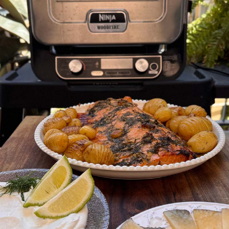 סלמון מעושן בלימון ודבש