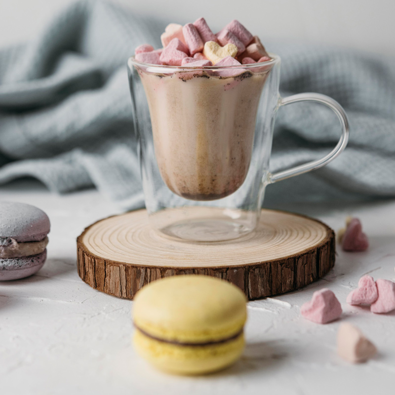 קפה-מוקצינו-עם-מרשמלו