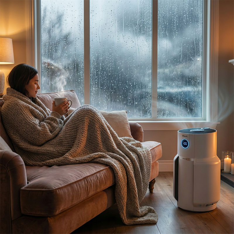 מטהר אוויר בתוך בית