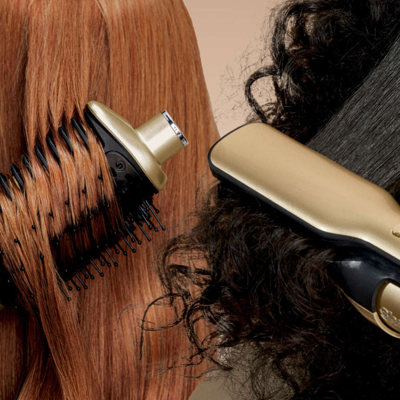 מעצב מייבש ומחליק שיער באוויר חם Glam - מתאים לכל סוגי השיער