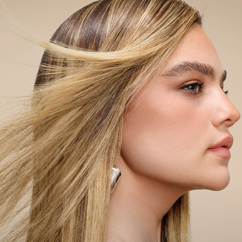 מעצב מייבש ומחליק שיער באוויר חם Glam - ללא נזקי חום