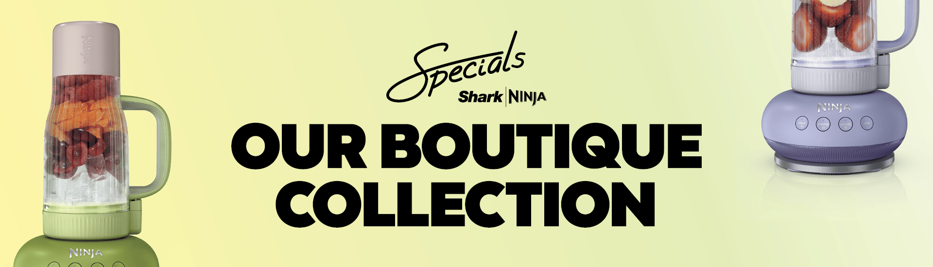 shark ninja specials - header des