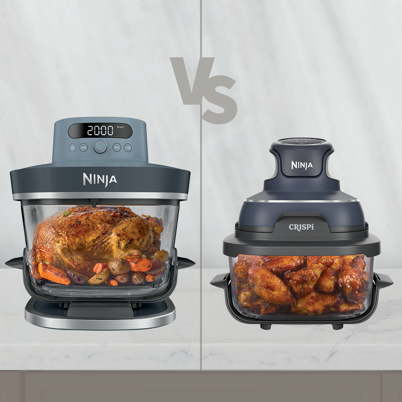 איזה ninja crispi הכי מתאים לכם? בואו לקרוא על ההבדלים בין מערכות הבישול הניידות של נינג'ה ולבחור את המתאימה לכם ביותר